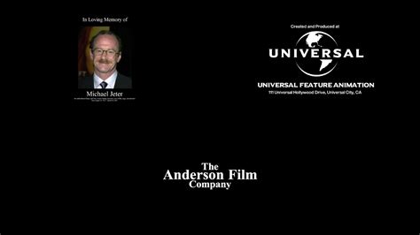 Michael Jeter Dedication/Universal Feature Animation (in-credit)/TAFC (2004) - YouTube