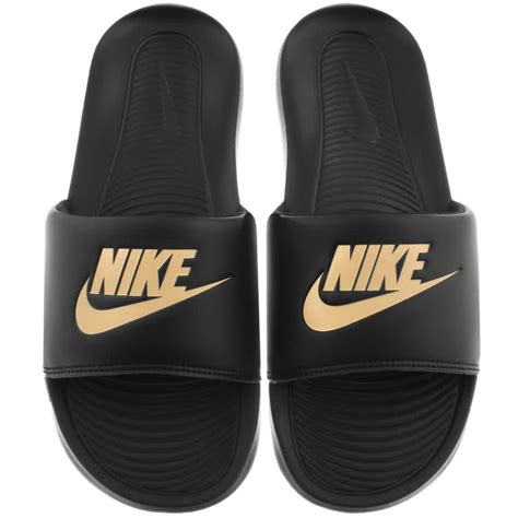 Nike Victori One Sliders Black | Mainline Menswear