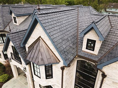 Slate Gray Roof Shingles & Design Ideas | Brava Roof Tile