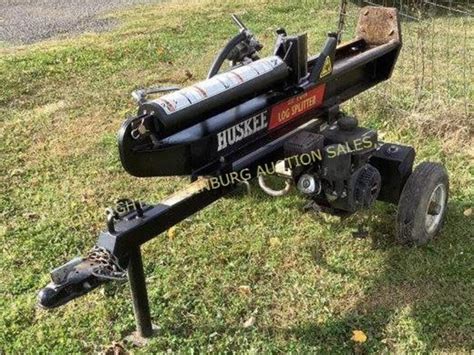 Huskee 28 ton log splitter - works - Lot #2100, ONLINE CONSIGNMENT ...