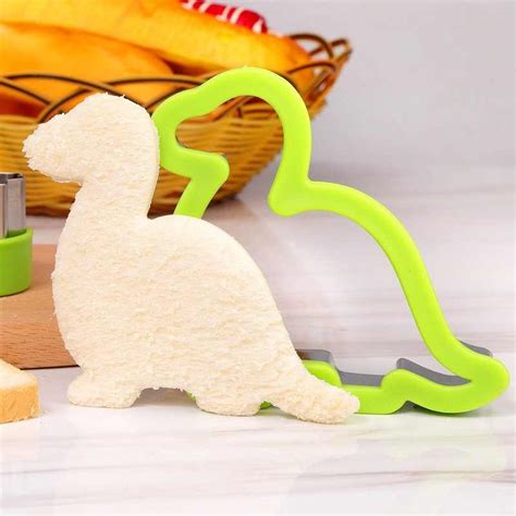 Kids Sandwich Cookie Cutter - Dino - BestWayDigital - Home & Kitchen