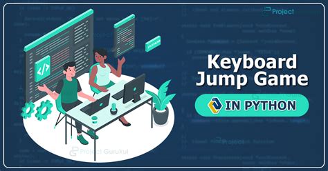 Python Keyboard Jump Game using PyGame - Project Gurukul