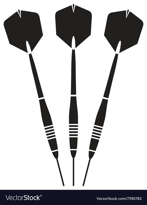 Darts Royalty Free Vector Image - VectorStock