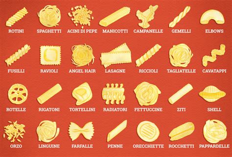 All of the Important Types of Pasta Noodles, Illustrated - Thrillist