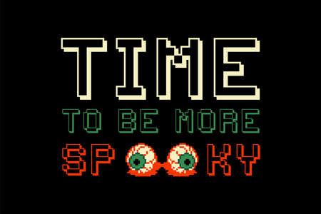 Vector of Time to be spooky. Pixel art - ID:175149909 - Royalty Free Image - Stocklib