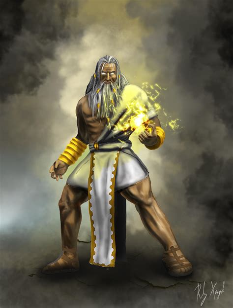 Zeus (God of War) by xaiyasak on DeviantArt