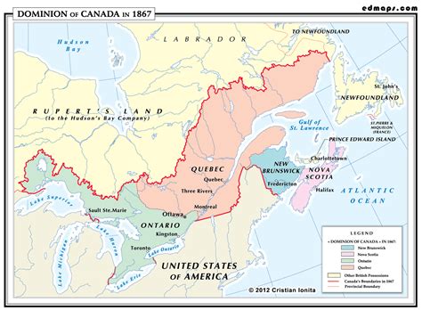 What Canada looked like in 1867. : canada