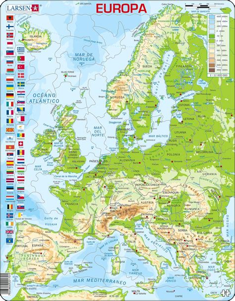 K70 - Europe Topographic Map :: Maps of the world and regions ...