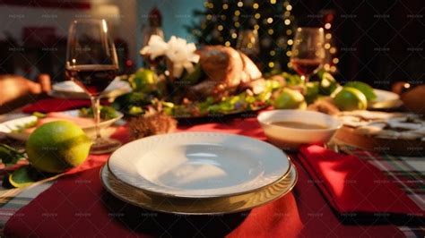 Thanksgiving Dinner Table Set - Stock Photos | Motion Array