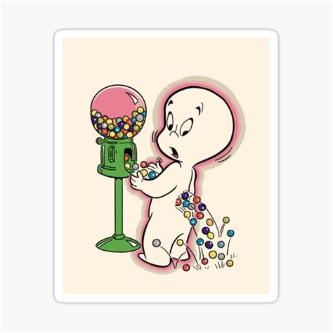 "Vintage Casper" Sticker for Sale by ashclaise | Redbubble