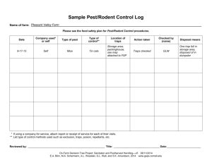 PEST CONTROL PRODUCTS ACT