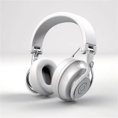 Premium AI Image | A pair of headphones that say apple on it.