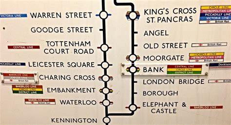 Photo: Old London Underground Northern Line Map ... - Transit Maps