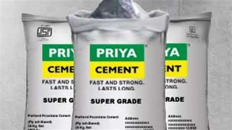 Priya Cement at Rs 260/bag in Chennai | ID: 21107010533