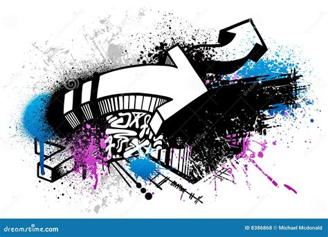 Graffiti background stock vector. Illustration of urban - 8386868