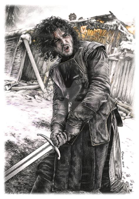 Jon Snow at Hardhome by CVogia on DeviantArt