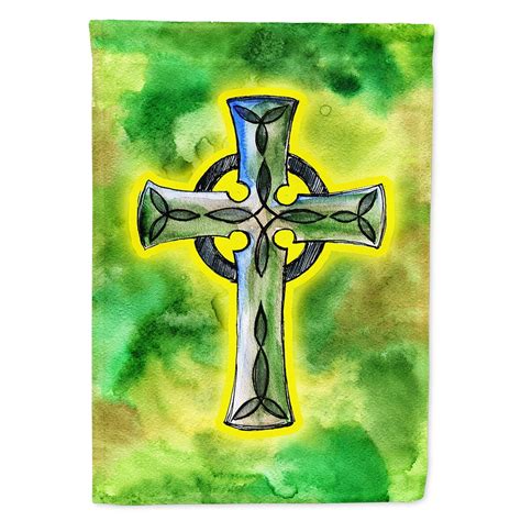 Irish Celtic Cross Flag Canvas House Size - Walmart.com - Walmart.com