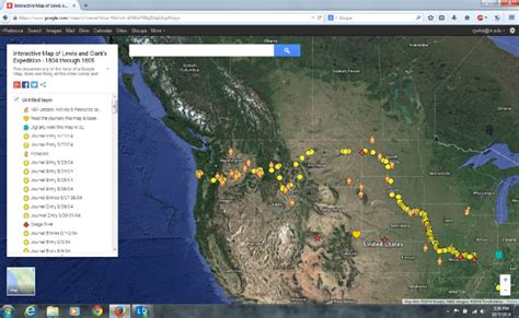 Interactive Map of Lewis and Clark’s Expedition – Google Maps | Digital ...