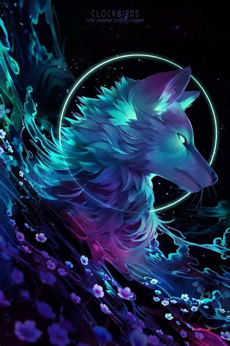 Pin de Brian Baccari en wolf stuff | Anime wolf, Arte de mascotas, Ilustración de fantasía