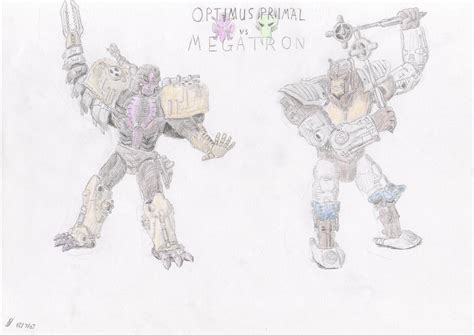 Optimus Primal vs Megatron by SparrowSabre7 on DeviantArt