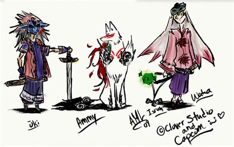 Okami Characters by tricksterwolf13 on DeviantArt