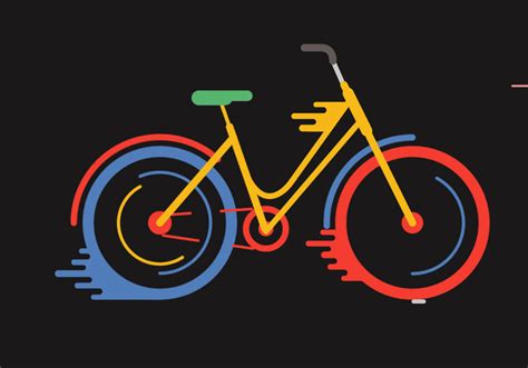 Bicycle - GIF Animaion 2 on Behance | Bike poster, Bike art, Gif