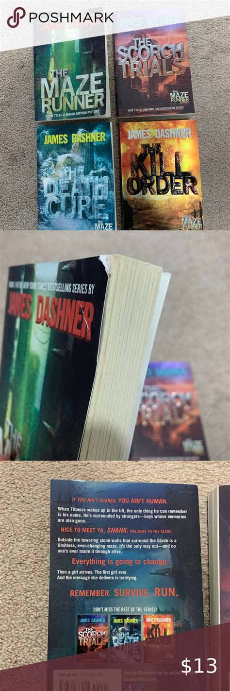 Set of 4 James Dashner books! | James dashner books, James dashner, Nice to meet ya