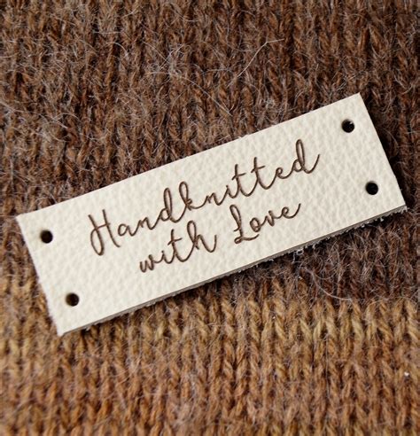 Labels for Handmade Items Custom Garment Labels Knitting - Etsy