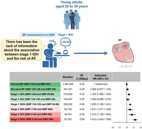 Risk of Atrial Fibrillation in Young Adults With Isolated Diastolic, Isolated Systolic, and ...