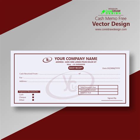 Download Many Receipt Free Template Vector Design | CorelDraw Design ...