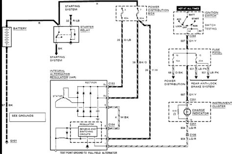 Ford Ranger Alternator Wiring Diagram - Q&A for 2000 & 1992 Models