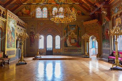 Intérieur du château de Neuschwanstein en Allemagne — Photo éditoriale © Patryk_Kosmider #50458989