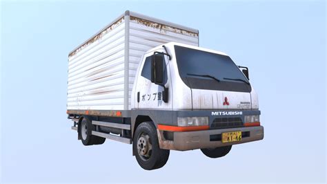 Mitsubishi Fuso Canter Box Truck - 3D model by JamesPStevens [7801595 ...