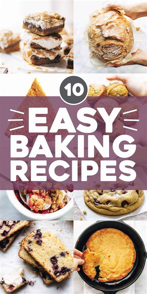 10 Easy Baking Recipes - Pinch of Yum