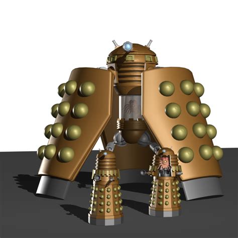 Pier-Luc Simard: dalek emperor model (textures+normals; emperor torso ...