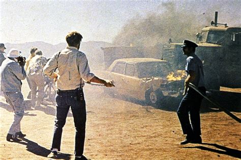 Duel (1971) | Filming the final crash scene in Duel. One of … | Flickr