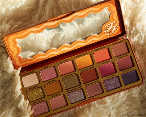 Too Faced Pumpkin Spice Palette Review - Coffee & Makeup