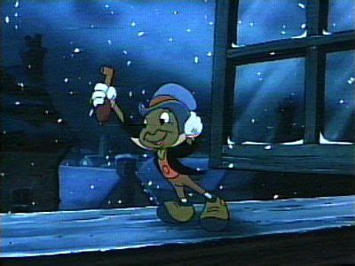 1983, Mickey Mouse's Christmas Carol - Jiminy Cricket: "I am the Ghost of Christmas Past ...