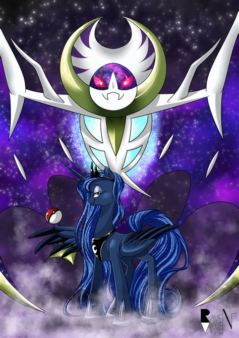 POKEMON MOON VERSION - Luna and Lunala by allocen on DeviantArt