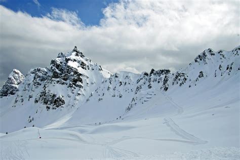 Snow Mountain Under Cloudy Sky · Free Stock Photo