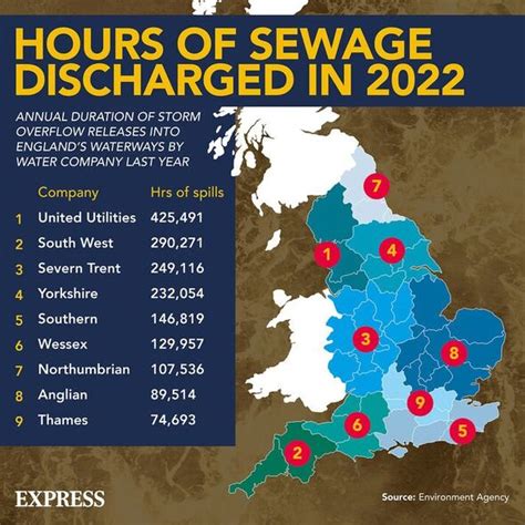 Horror sewage map exposes the waterways being polluted hundreds of ...