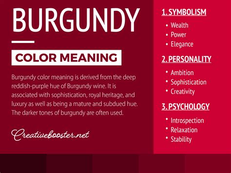 The Burgundy Color Meaning: Burgundy Represents Luxury and Sophisticat ...