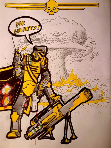 HELLDIVERS - FOR LIBERTY (Sketchbook) by HEKILLZALOT on Newgrounds