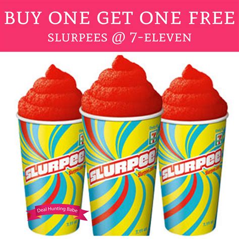 Buy One Get One Free Slurpees @ 7-Eleven - Deal Hunting Babe