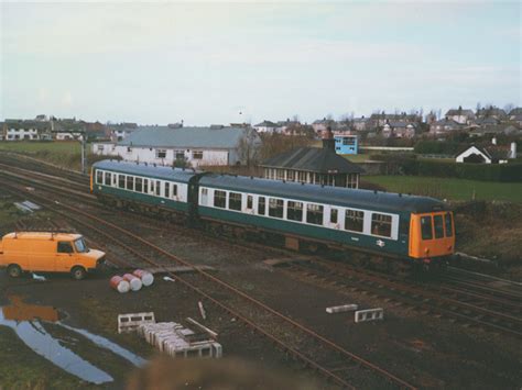 Train reversing at Millom © Stephen Craven :: Geograph Britain and Ireland