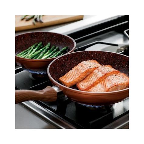 Copper Stone Pans 24cm | JML