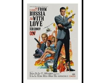 From Russia With Love Poster - Etsy