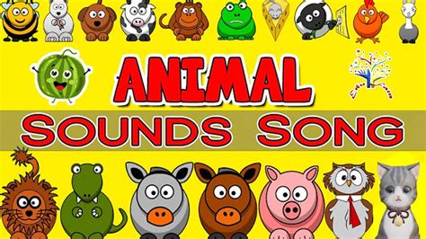 The Animal Sounds Song || Kids Songs and Nursery Rhymes || EduFam ~ - YouTube