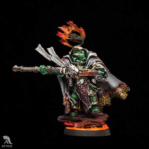 Salamanders Captain Vulkan He'stan Painted Wargaming Figure Art Quality