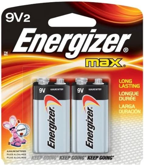 Amazon.com: Energizer 9V Batteries, 2 Count MAX Premium Alkaline 9 Volt : Electronics